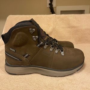 KEEN Utility Manchester 6” SOFT TOE Brown Leather Work Boot Men Waterproof